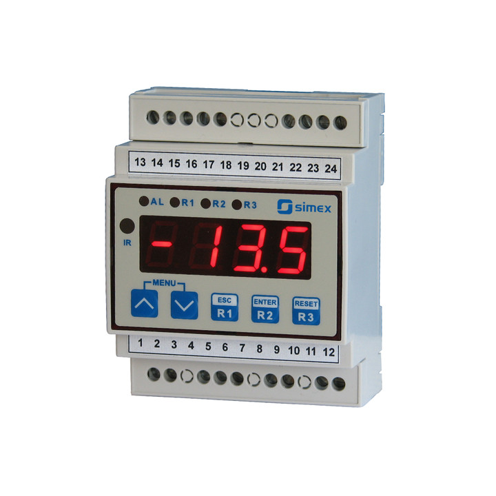 Regulator temperatury na szynę DIN SRT-L70